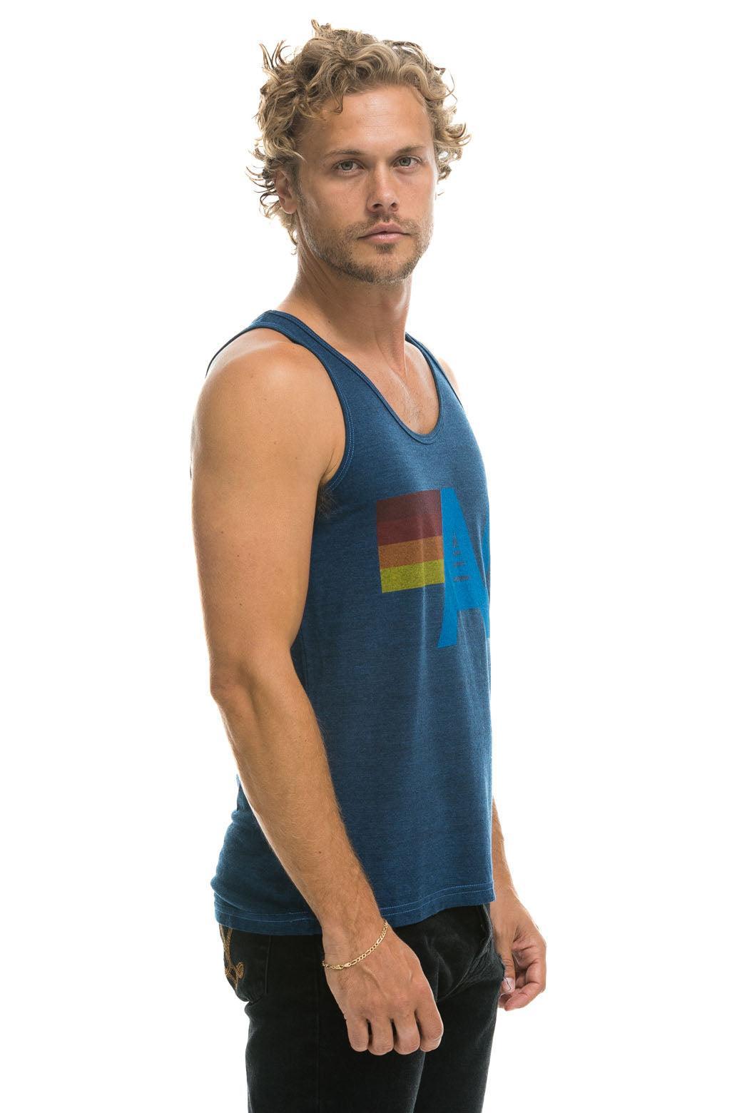 MEN'S LOGO TANK - NAVY Male Product Image