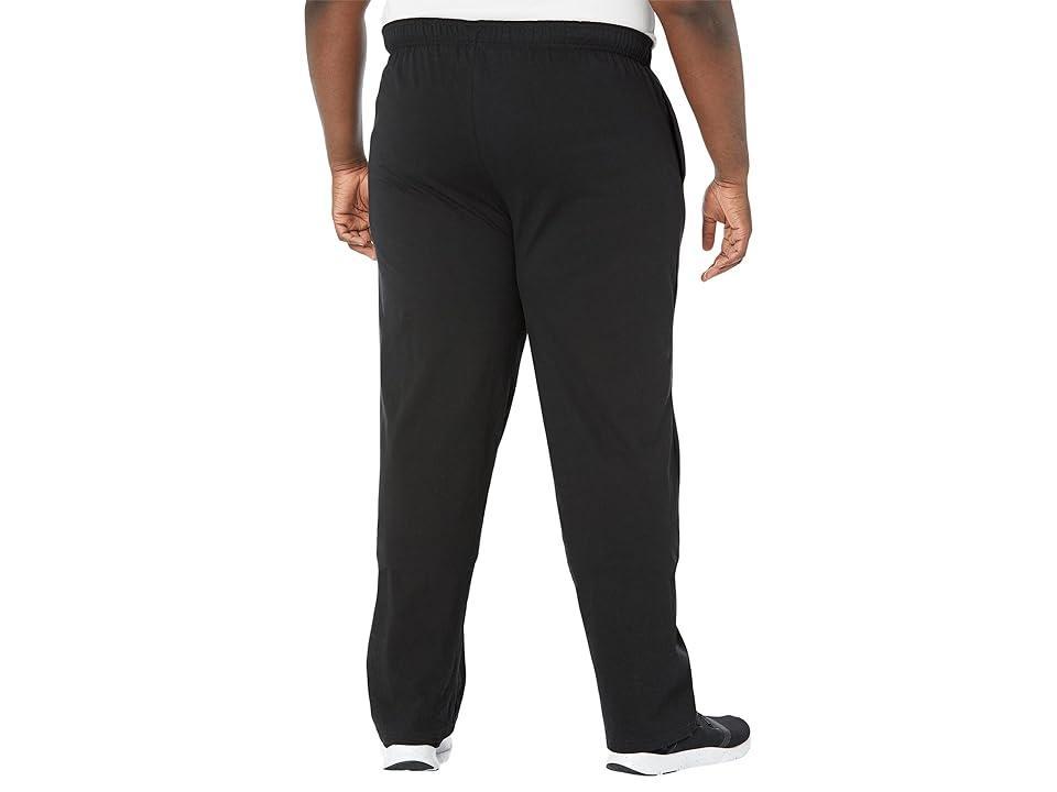 Mens Champion Lightweight Open-Hem Lounge Pants, C Logo (Big & Tall) Navy 2XB Product Image