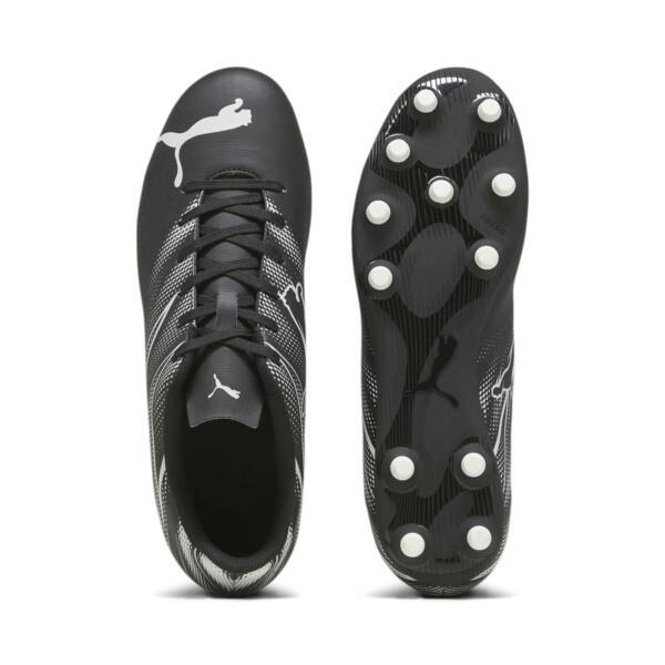 PUMA ATTACANTO Firm Ground/Artificial Ground Men's Soccer Cleats Shoes in Black/Silver Mist Product Image