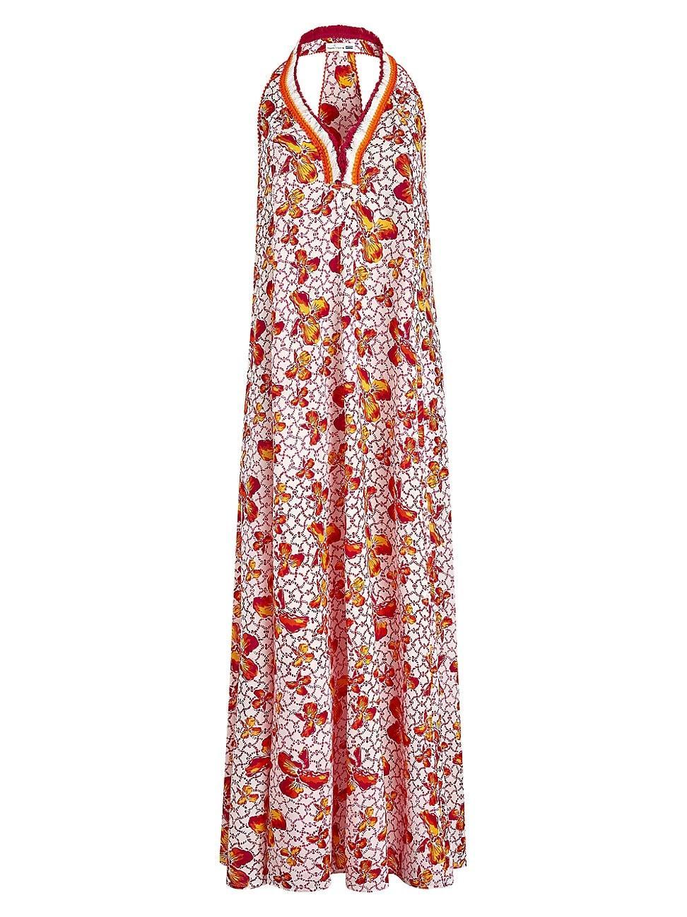 Womens Iris Floral Shift Maxi Dress Product Image