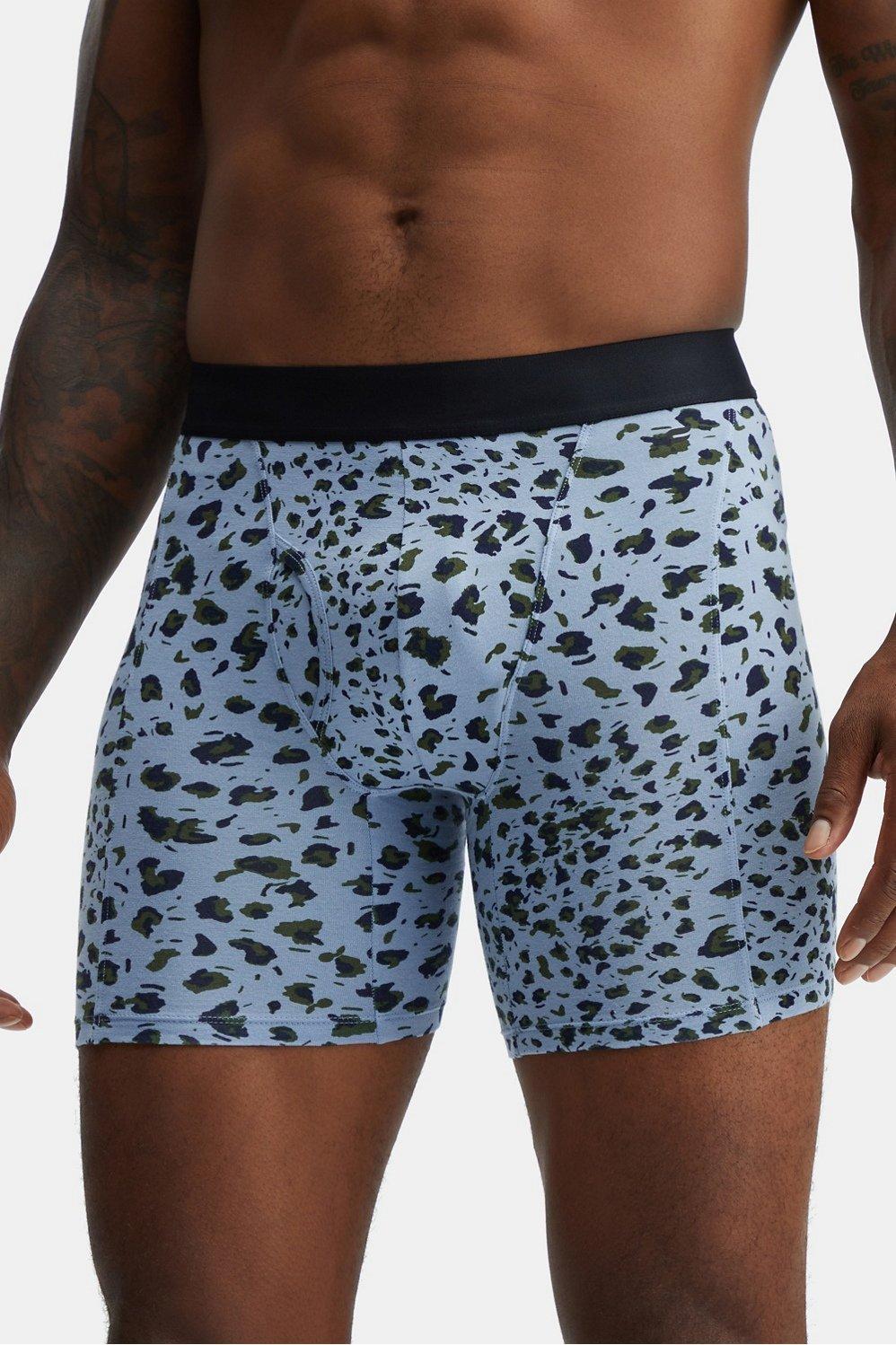 Fabletics Men The 24-7 Boxer Brief male Stormy Sauvage Shadow Size XXL Product Image