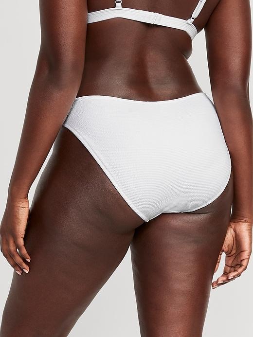 Low-Rise Classic Pucker Bikini Swim Bottoms Product Image