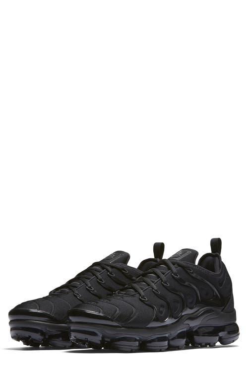 Nike Mens Nike Air Vapormax Plus - Mens Running Shoes Black/Black/Dark Grey Product Image