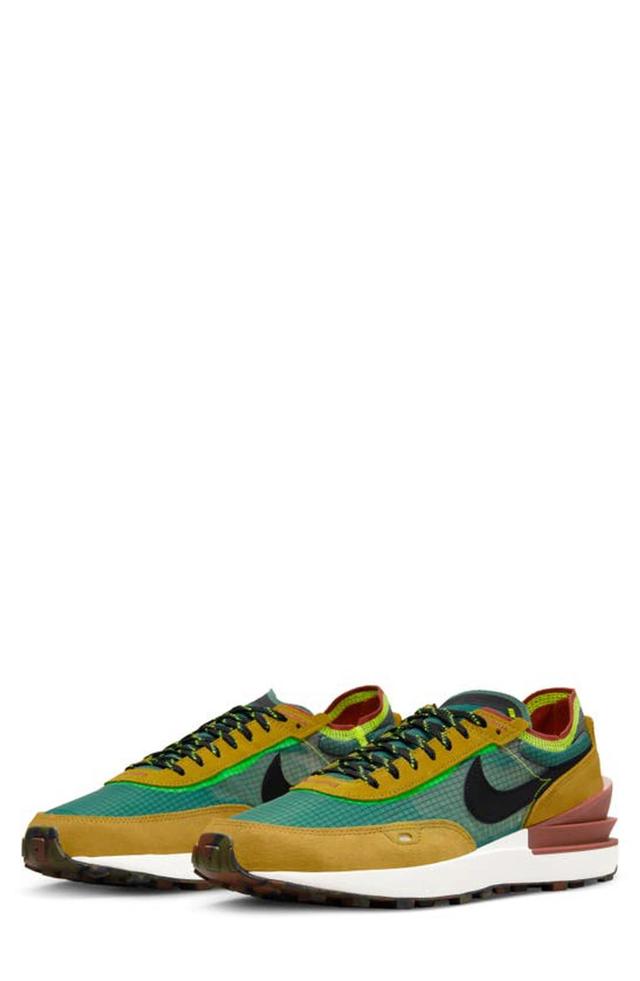 NIKE Waffle One Se Golden Moss/black-bicoastal Dx3736-300 Men's In Brown Product Image