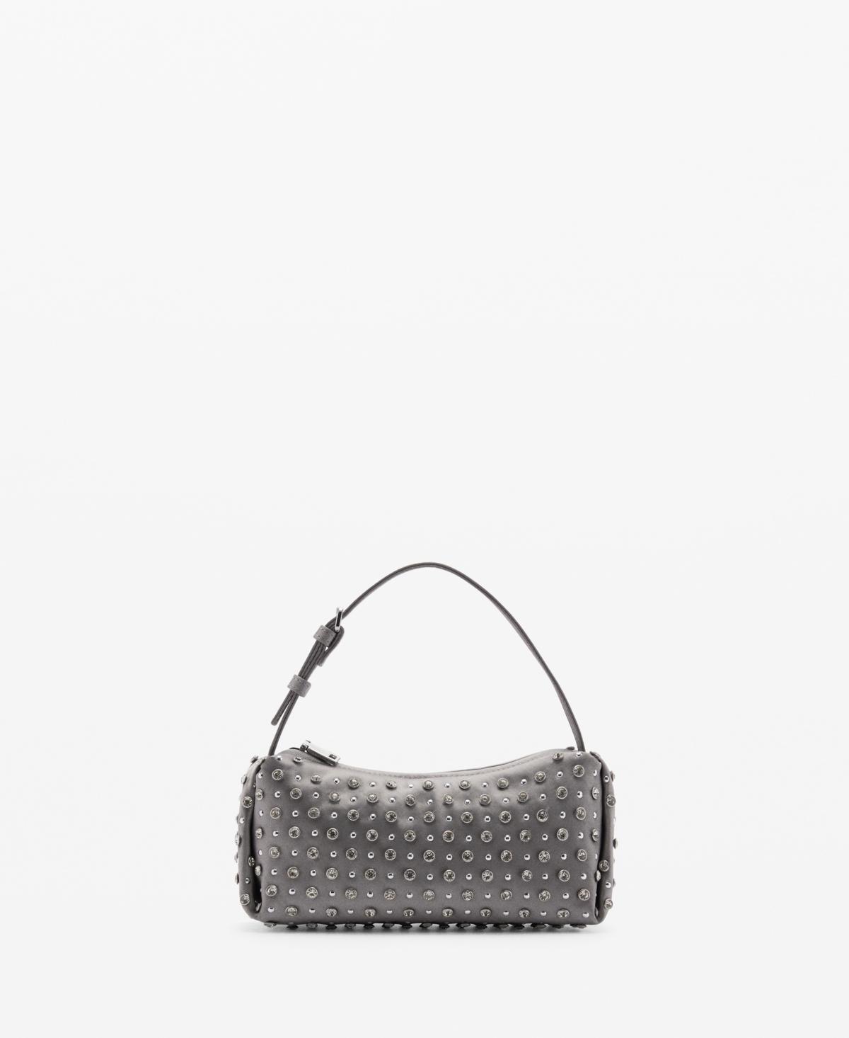 Mango Womens Beaded Shoulder Bag - Light Product Image