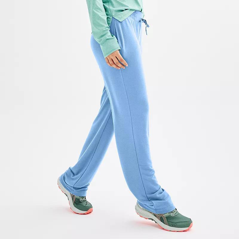 Womens Tek Gear French Terry Open Hem Pant Med Blue product image