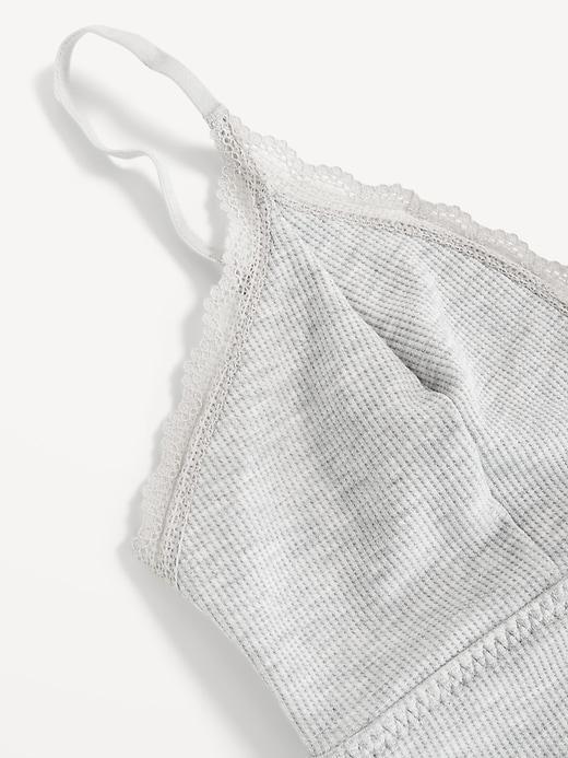 Longline Waffle Bralette Product Image