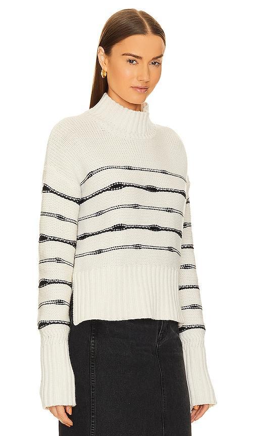 Veronica Beard Viori Sweater in White. - size L (also in S, M, XL) Product Image