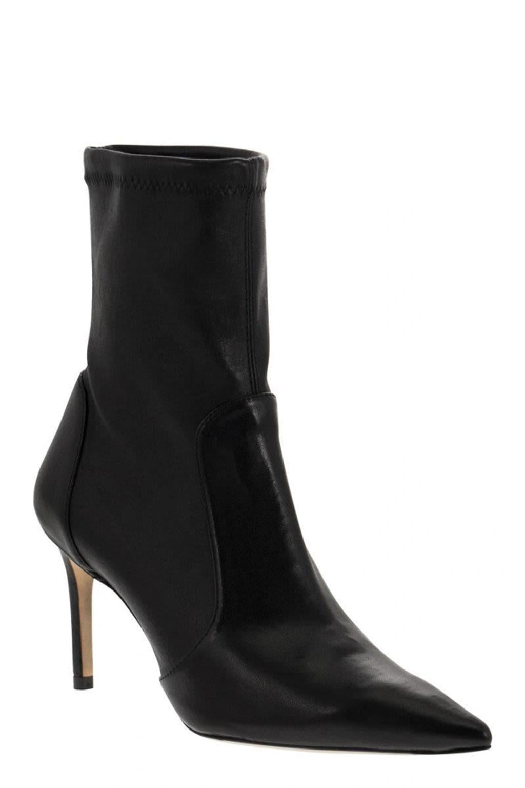 Stuart 85 Bootie - Stretch Suede Ankle Boot In Black Product Image