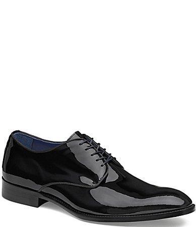 Mens Kinser Patent Leather Lace-Up Shoes Product Image