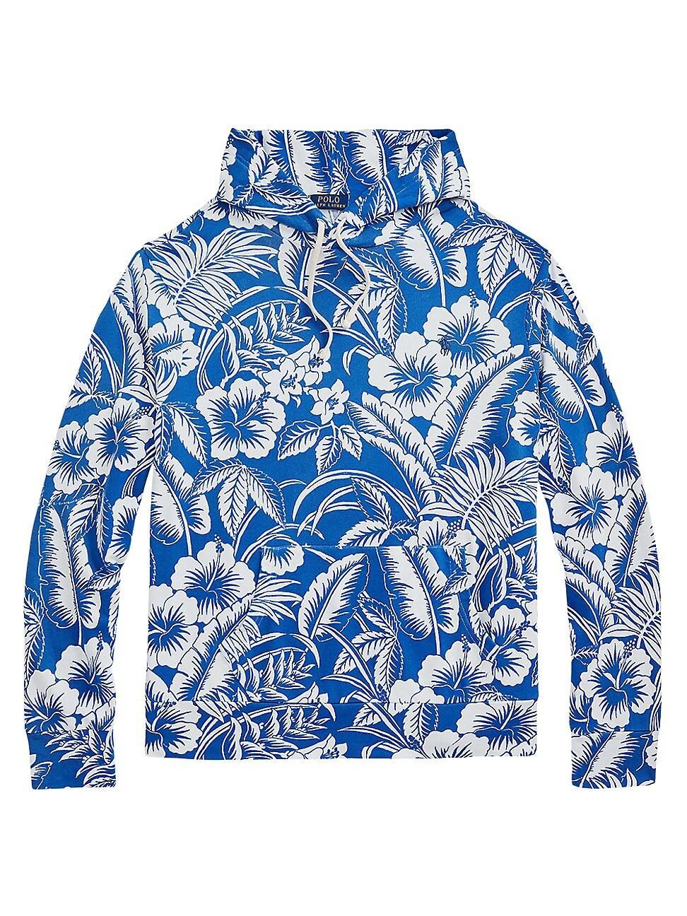 Polo Ralph Lauren Tropical Floral Spa Terry Hoodie (Monotone Tropical) Men's Clothing Product Image