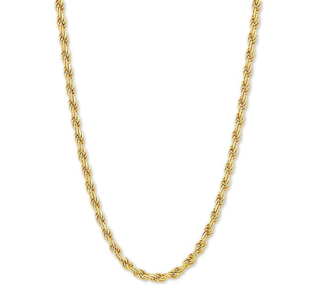 Rope Link 20 Chain Necklace in 18k Gold-Plated Sterling Silver Product Image