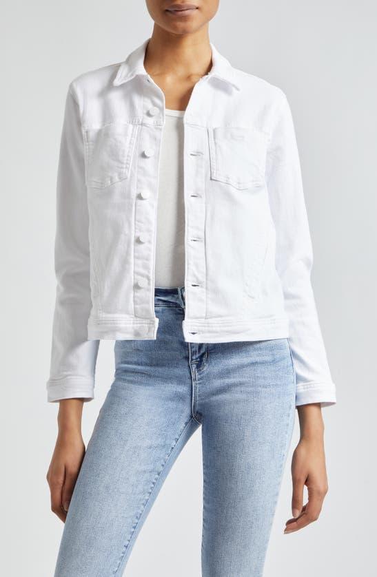 Shuri Femme Denim Jacket In Blanc Product Image