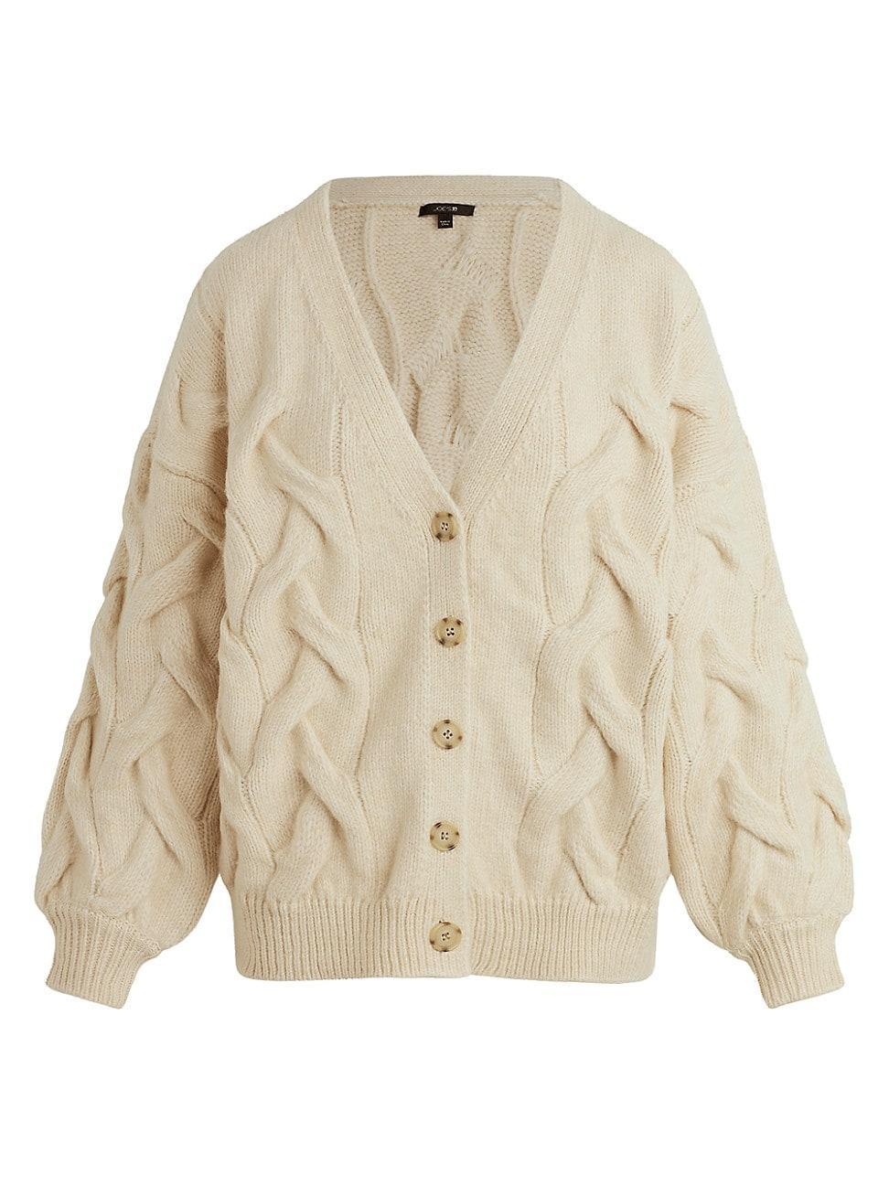 Womens The Colby Cable-Knit Cardigan Product Image