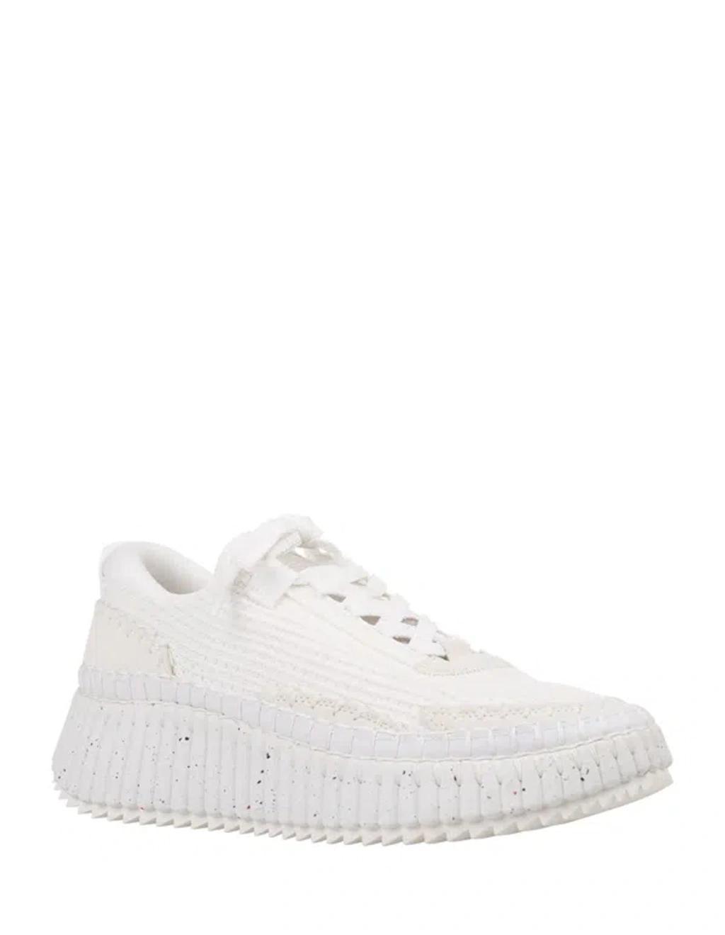 CHLOÉ White Nama Sneakers Product Image