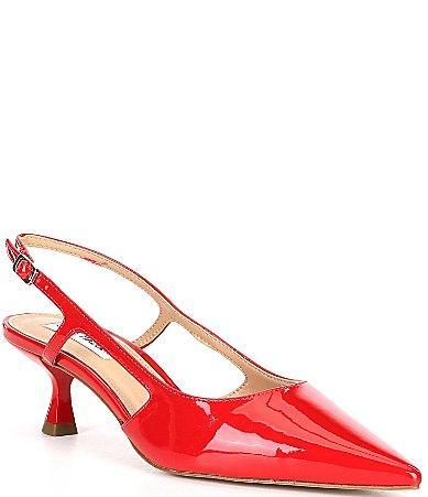 Steve Madden Legaci Patent Kitten Heel Slingback Pumps Product Image