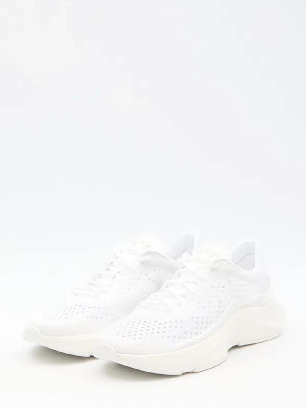 VALENTINO GARAVANI White True Actress Mesh Sneakers In Multicolor Product Image