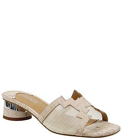 J. Renee Amorra Cork Mesh Slide Sandals Product Image