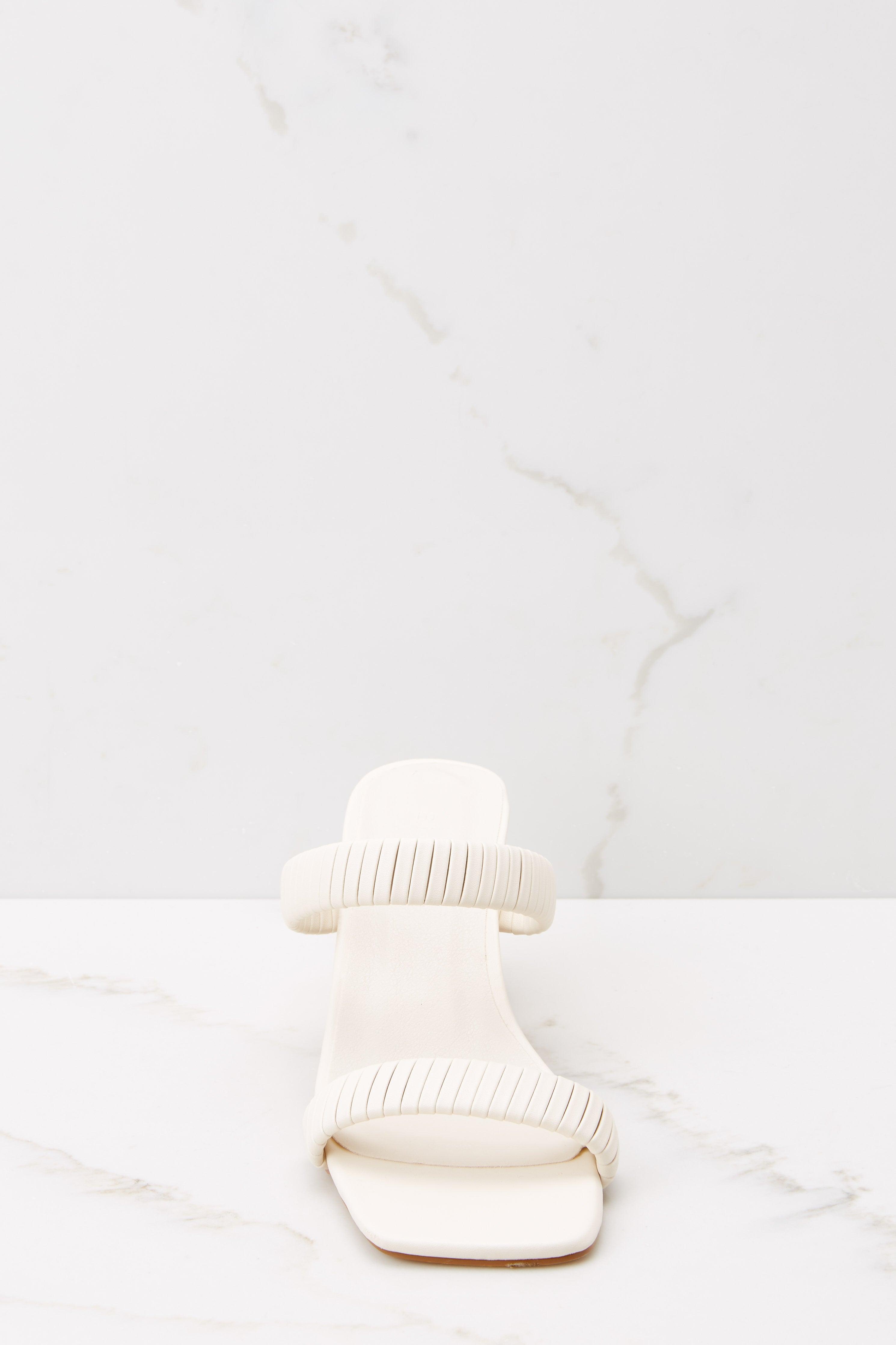 Ula Bone Heels White Product Image