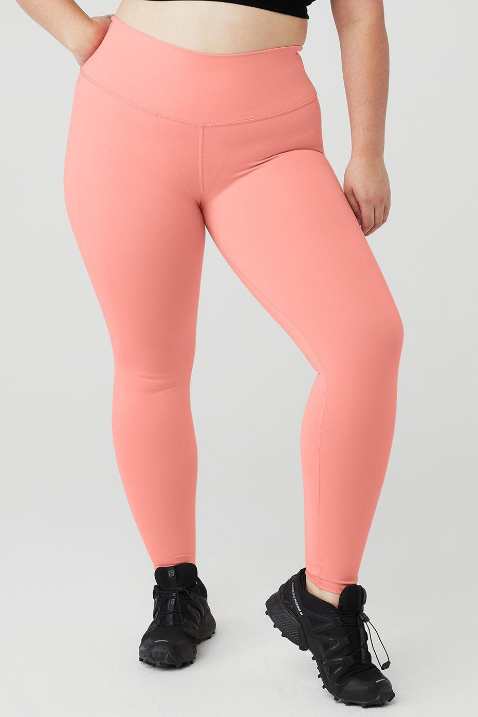 Alo Yoga | High-Waist Airbrush Legging Pink Product Image