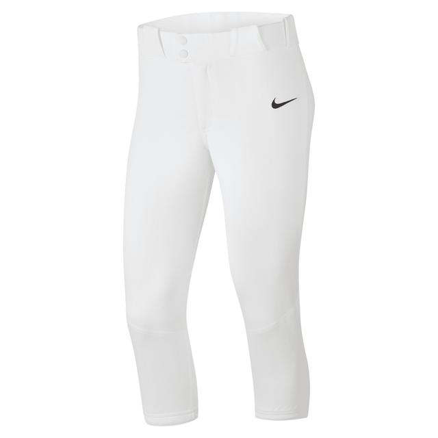 Nike Womens Nike Vapor Select Softball Pants - Womens White/Black Product Image