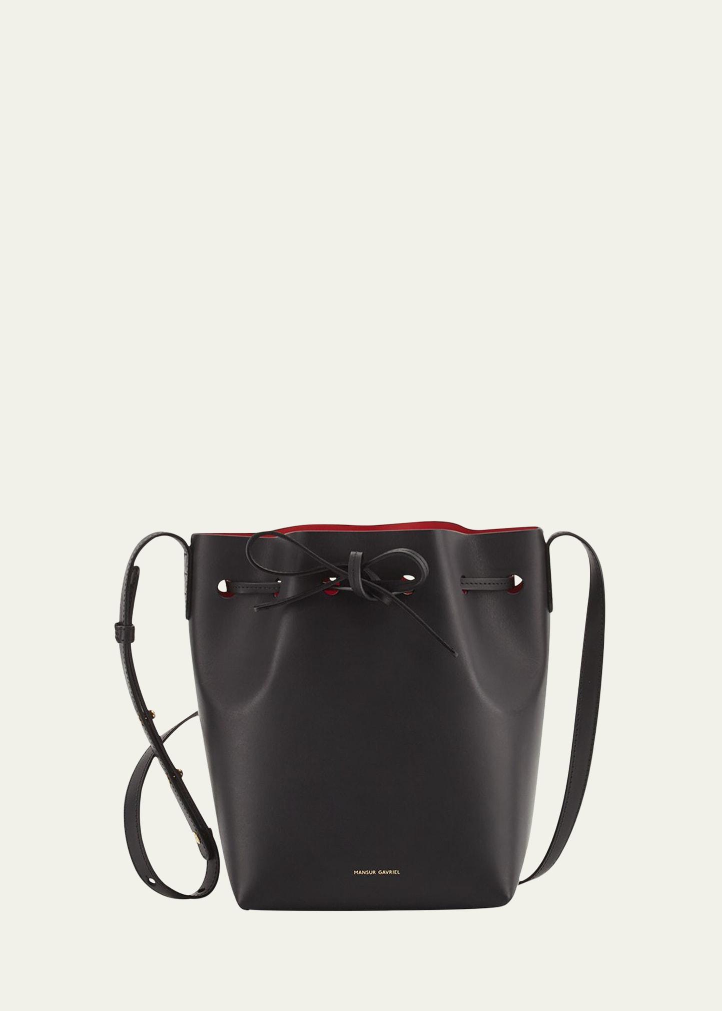 Mansur Gavriel Mini Mini Leather Bucket Bag Product Image