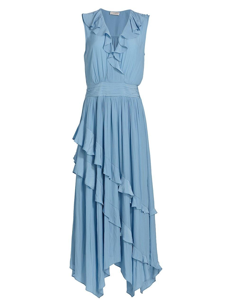 Womens Hadlee Ruffled Maxi Dress Product Image