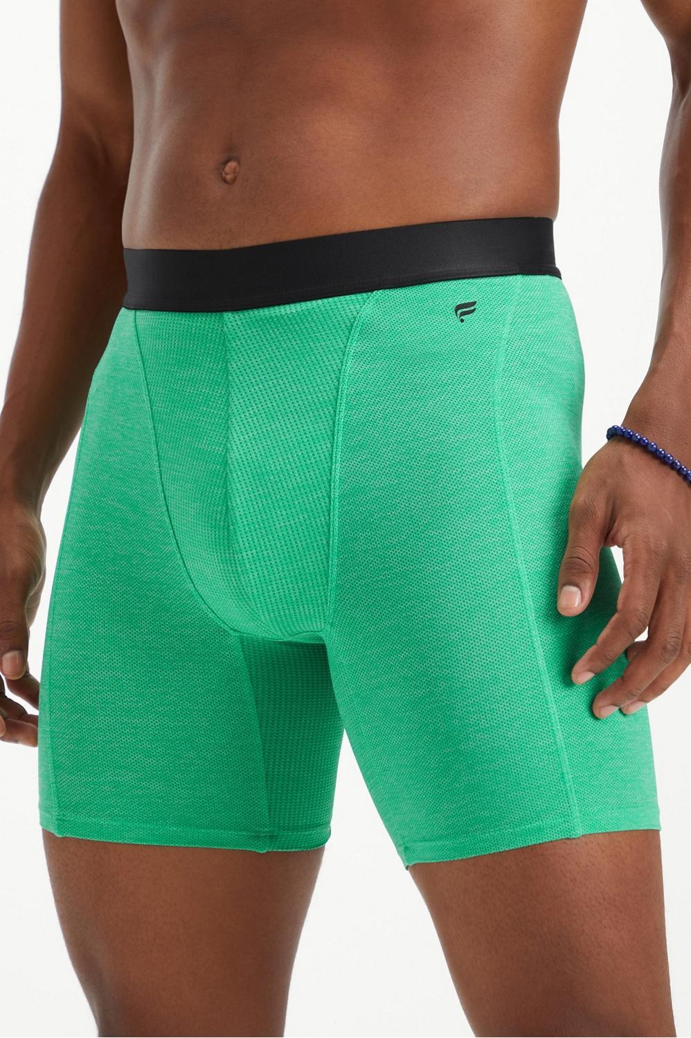 Fabletics Men The Blueprint Boxer Brief male Essential Green Size L Product Image