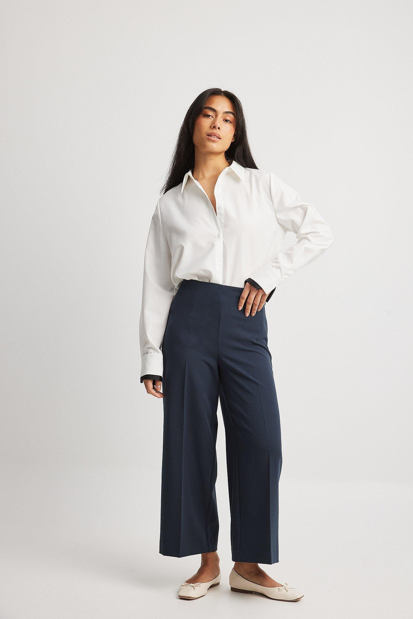 Culotte High Waist Pants Product Image