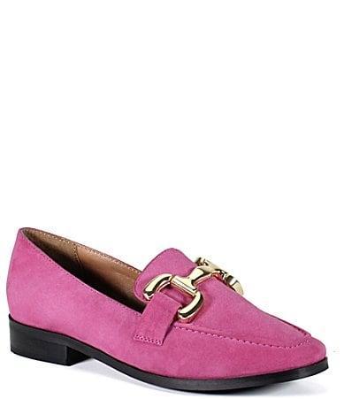 Diba True About It Suede Bit Buckle Loafers Product Image