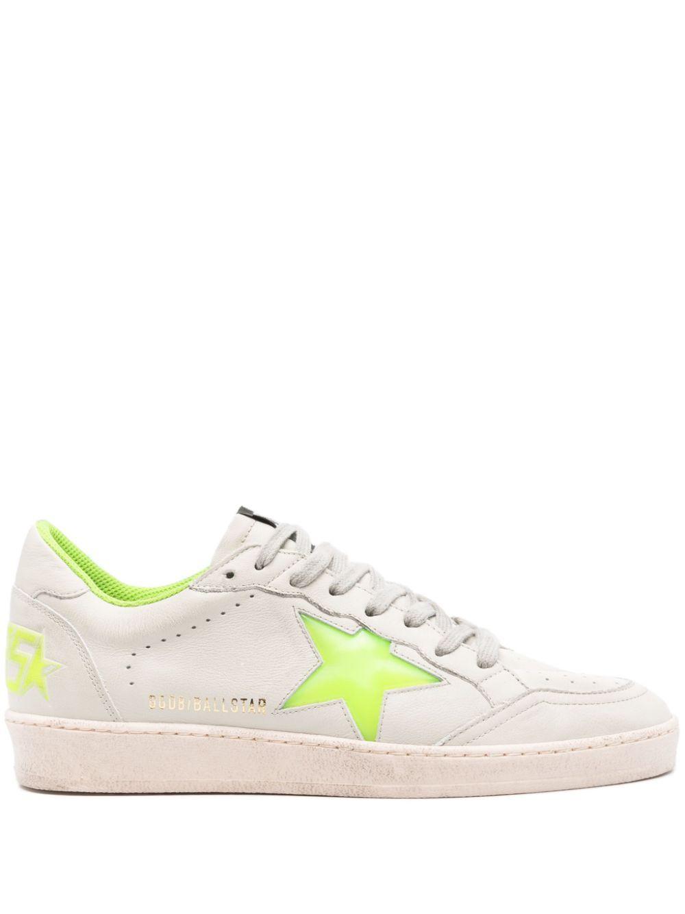 GOLDEN GOOSE Ballstar In White Product Image