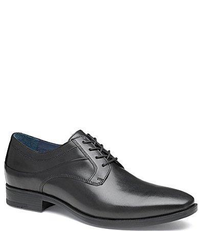 Johnston  Murphy Mens Gibbons Leather Plain Toe Oxfords Product Image