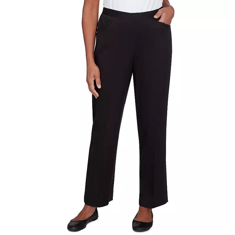 Womens Alfred Dunner Average Length Sateen Pants Product Image