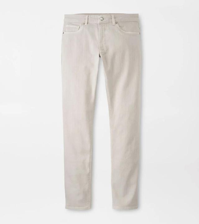 Peter Millar Mens Fairfield Five-Pocket Pant | Color: Stone | Size: 36 Product Image