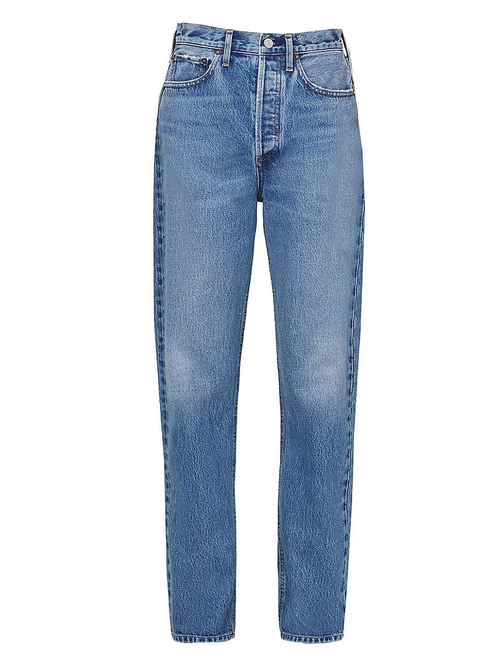 Womens 90s High-Rise Pinch-Waist Jeans product image