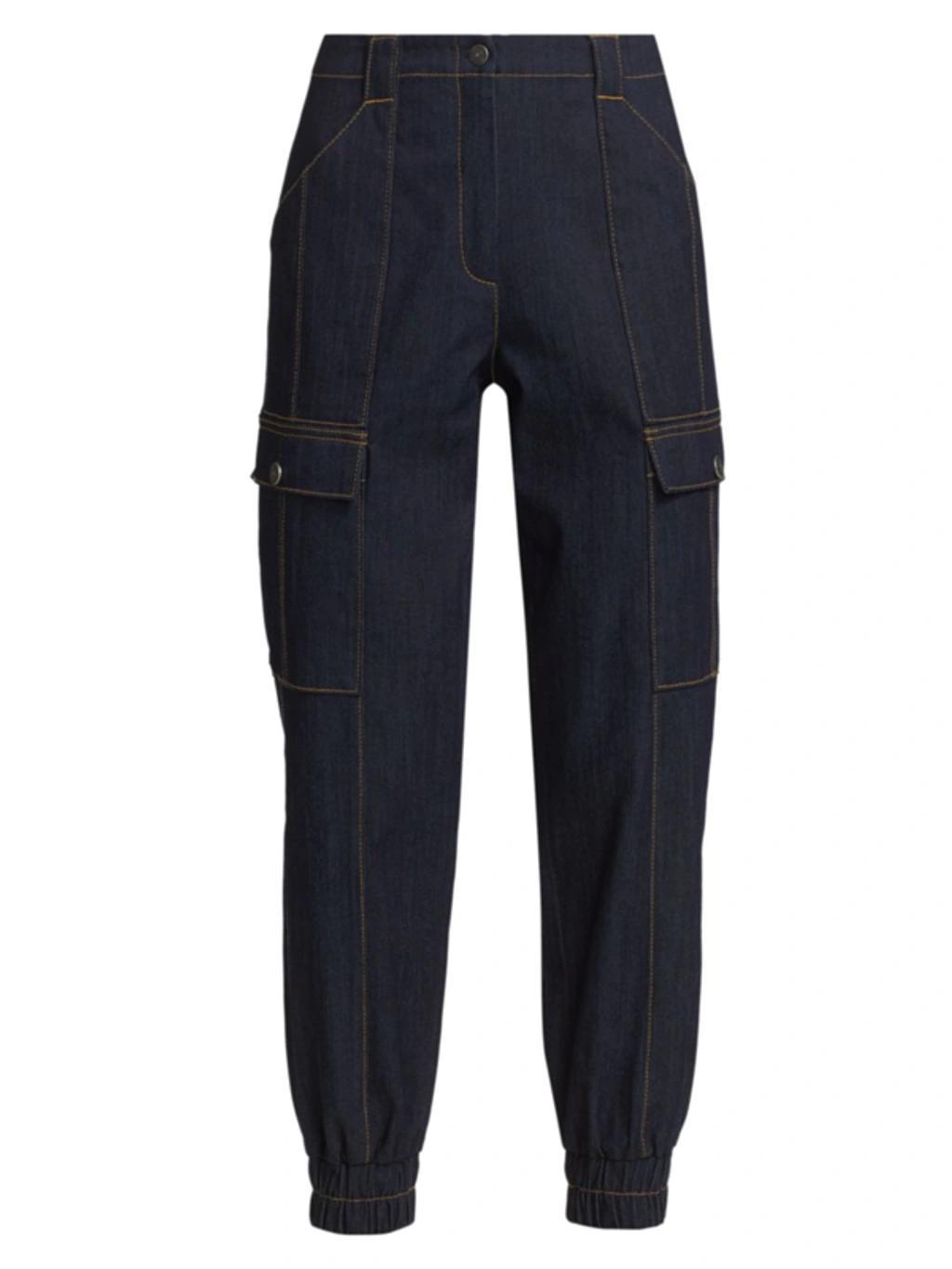 Cinq a Sept Kelly Denim Cargo Pants Product Image