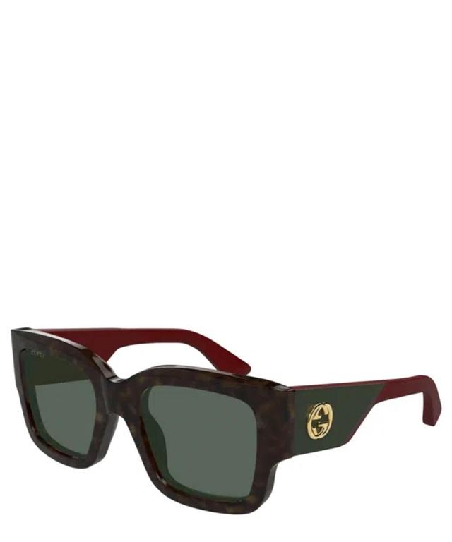 GUCCI Gg1663s-002 Havana-red-green In Crl Product Image