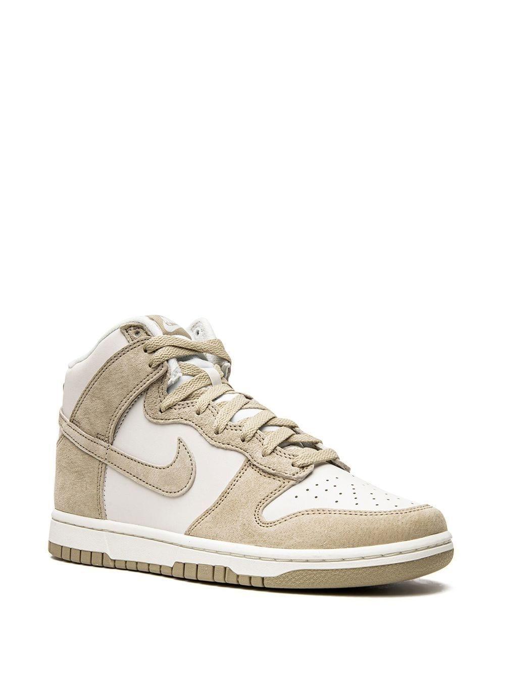 Dunk Hi Retro Prm High-top Sneakers In Neutrals Product Image