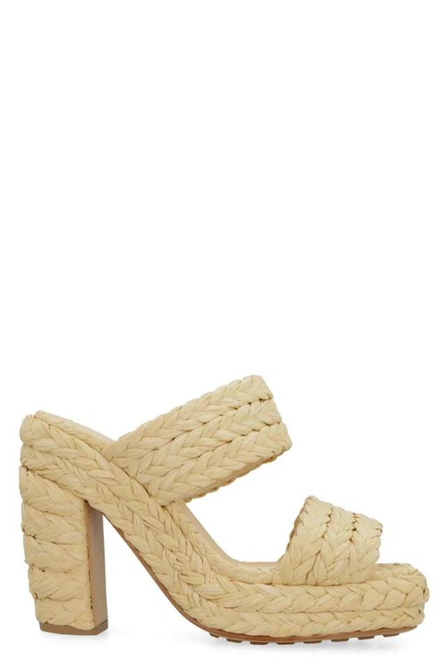 Women's Canalazzo Raffia Mules In Panna Product Image