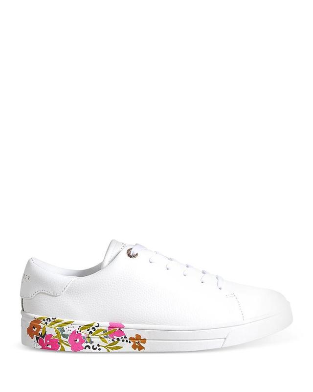 Ted Baker Womens Sheliie Floral Print Trainer Sneakers Product Image