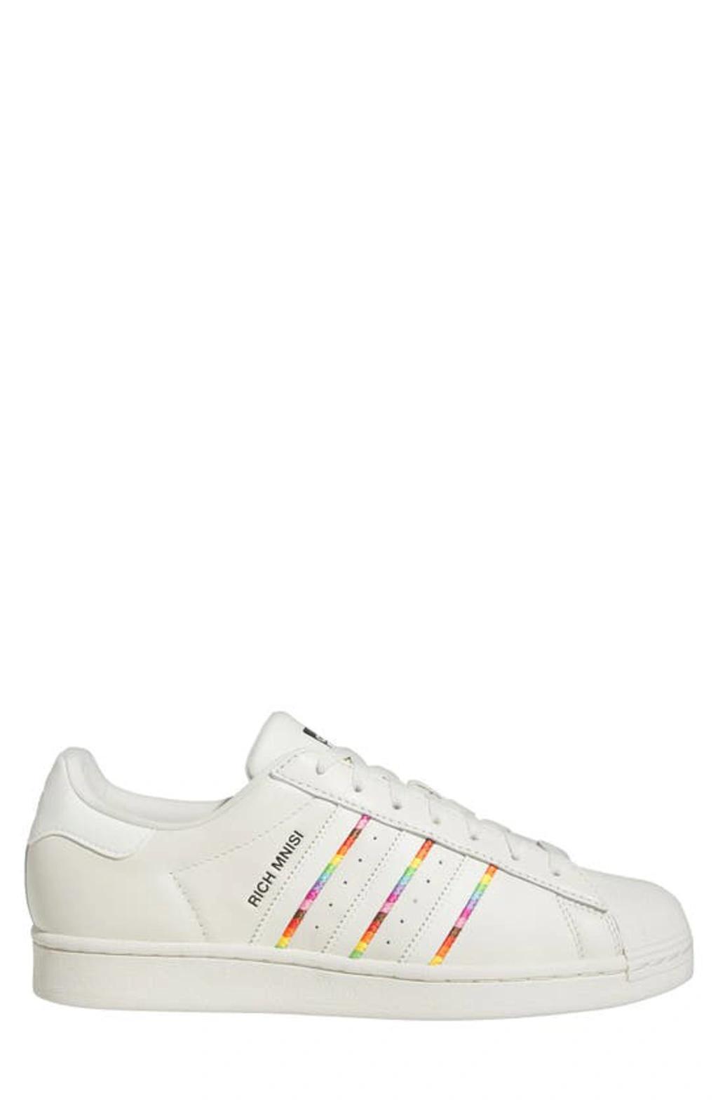 ADIDAS ORIGINALS X Rich Mnisi Pride Superstar Sneaker In Beige Product Image