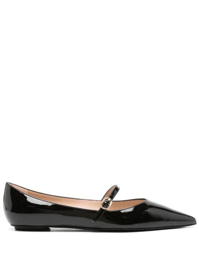 Emilia Mary Jane Flat In Black Product Image