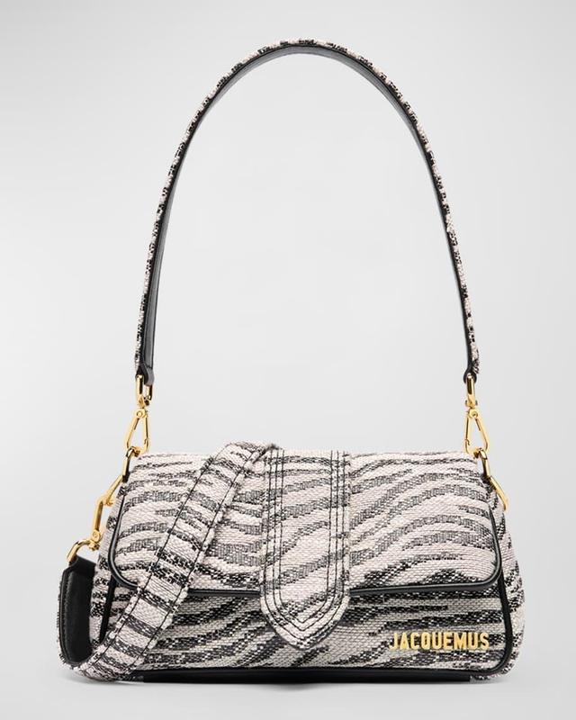 Le Petit Bambimou Zebra Canvas Shoulder Bag  Product Image