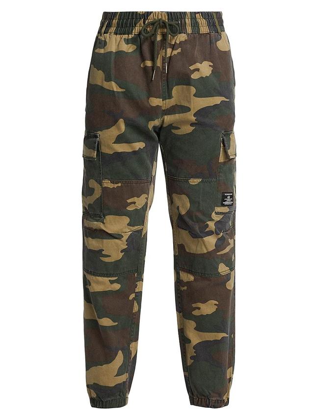 Mens Camouflage Cotton Joggers Product Image