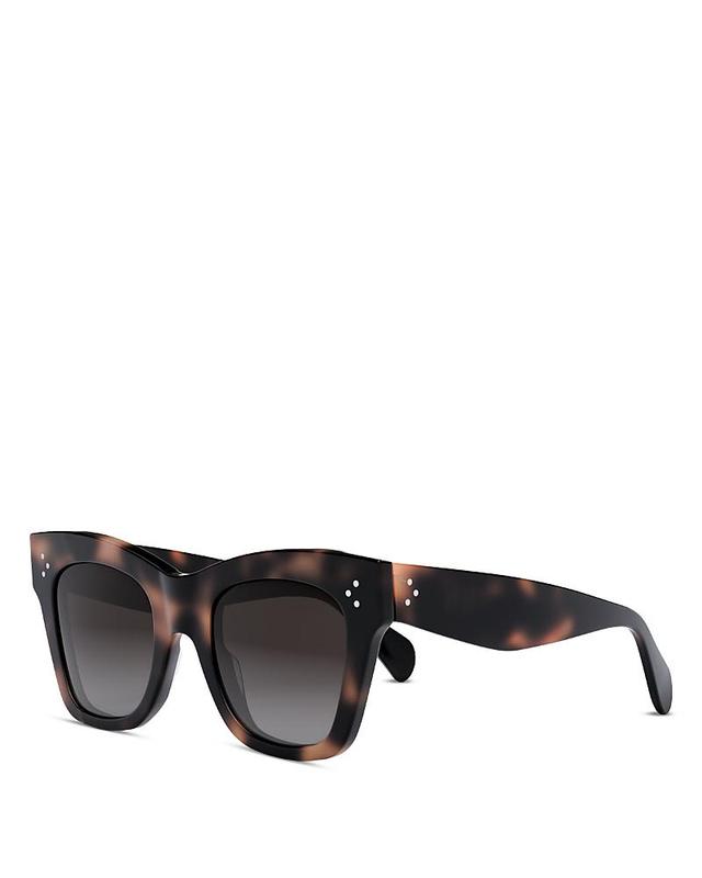 Womens 50MM Square Cat-Eye Sunglasses Product Image