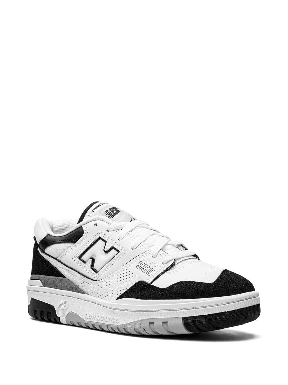 NEW BALANCE 550 Low-top Sneakers In Black/white Product Image