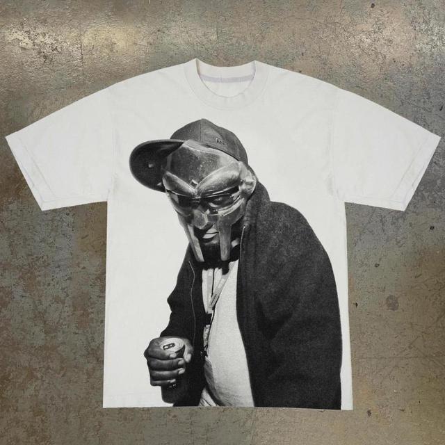 Vintage Mf Doom Graphic 100% Cotton Short Sleeve T-Shirt Product Image