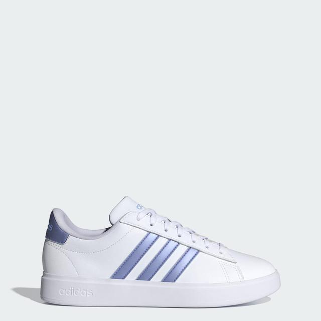 adidas GRAND COURT 2.0 SHOES Cloud White 6 Womens Product Image