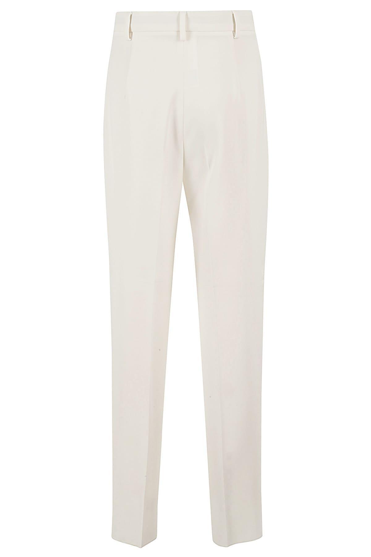 MAX MARA Pantalone Alabama In Cady Bianco In 008 Product Image