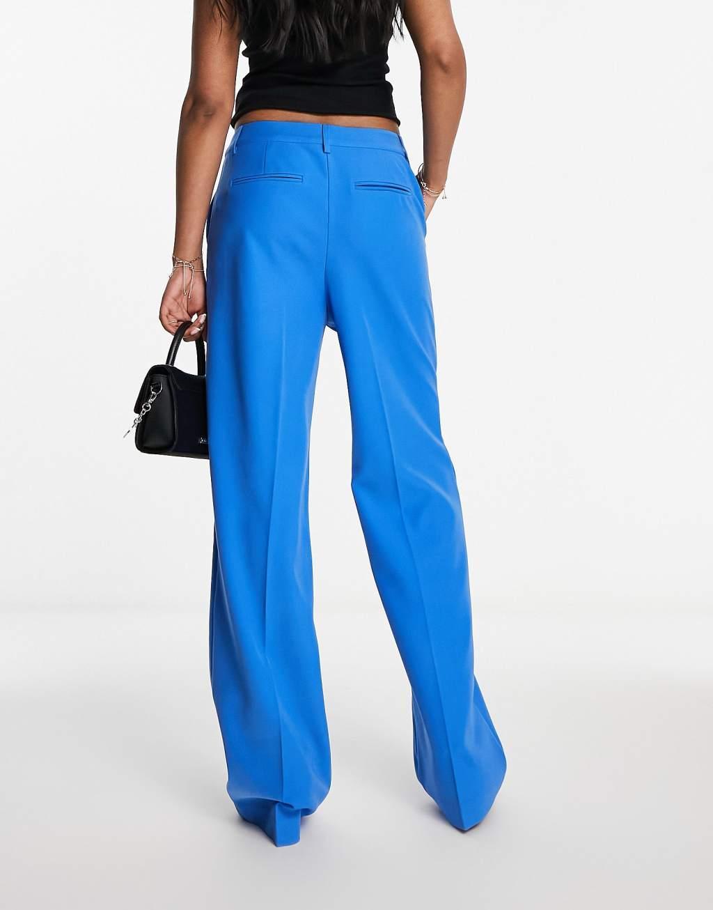 NA-KD x Maddy Nigmatullin straight leg tailored pants Product Image